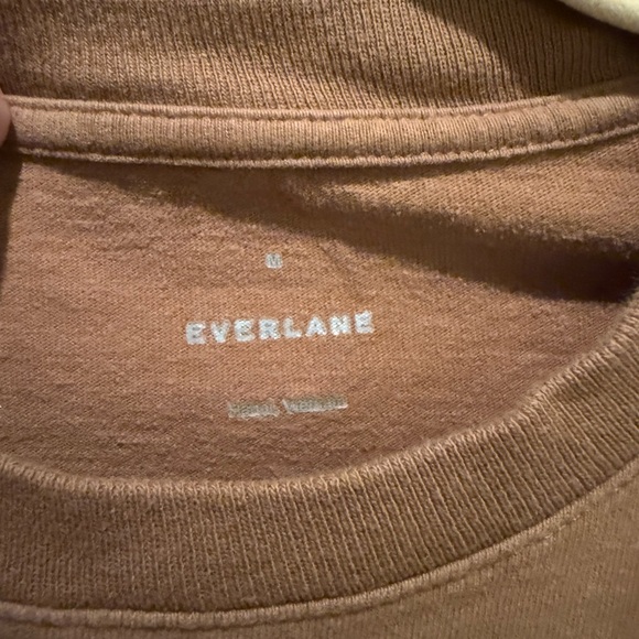 Everlane Brown Crew Neck Top - Picture 2 of 2